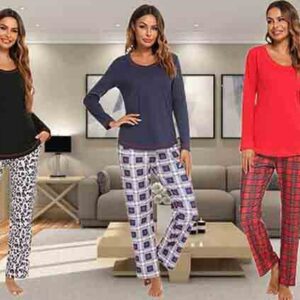 Pijama de algodón para mujer